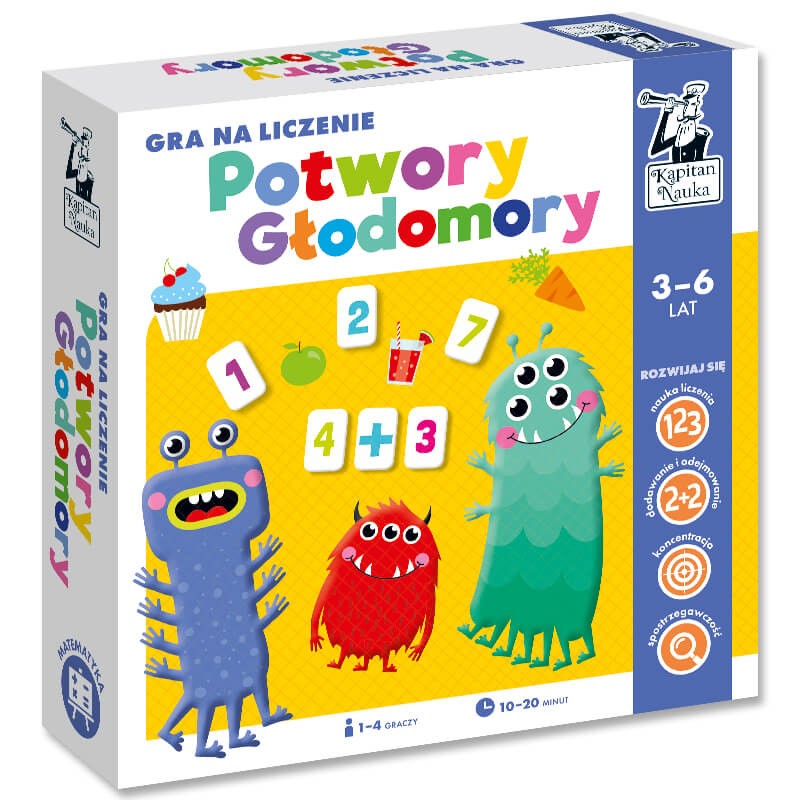 Gra Potwory głodomory Kapitan Nauka