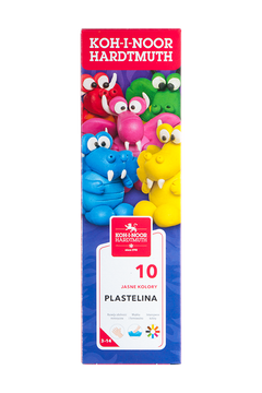 Plastelina Koh-I-Noor 1315s1 10 kolorów 200g