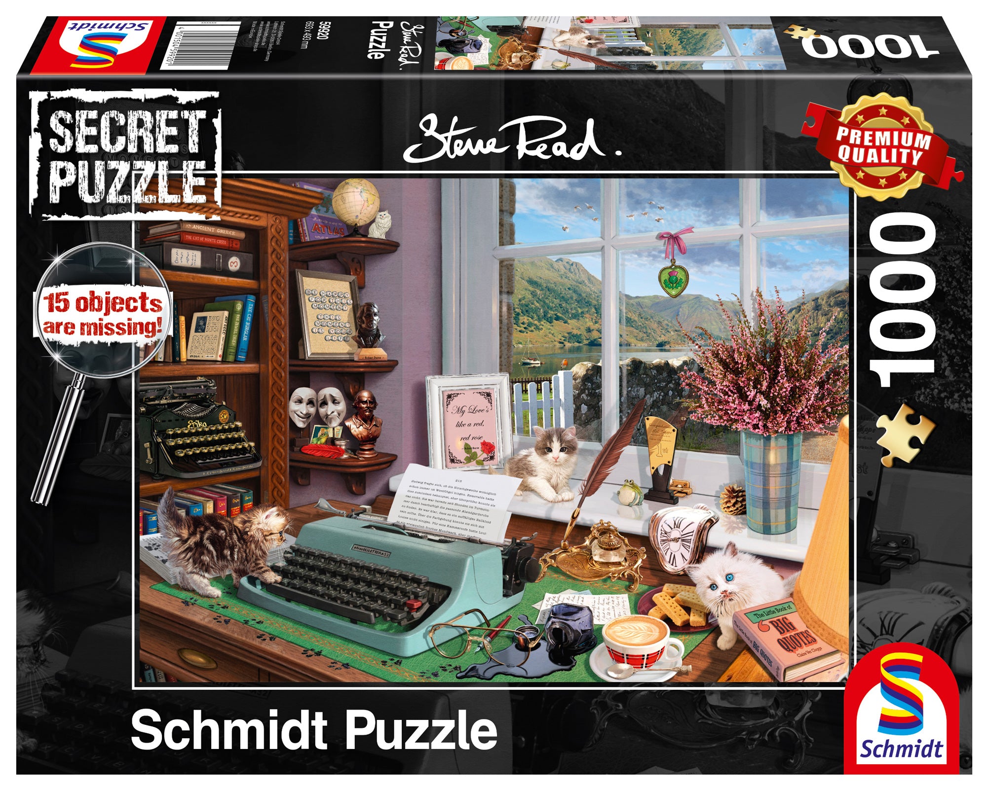 Puzzle 1000 PQ Na biurku S. Read 109976