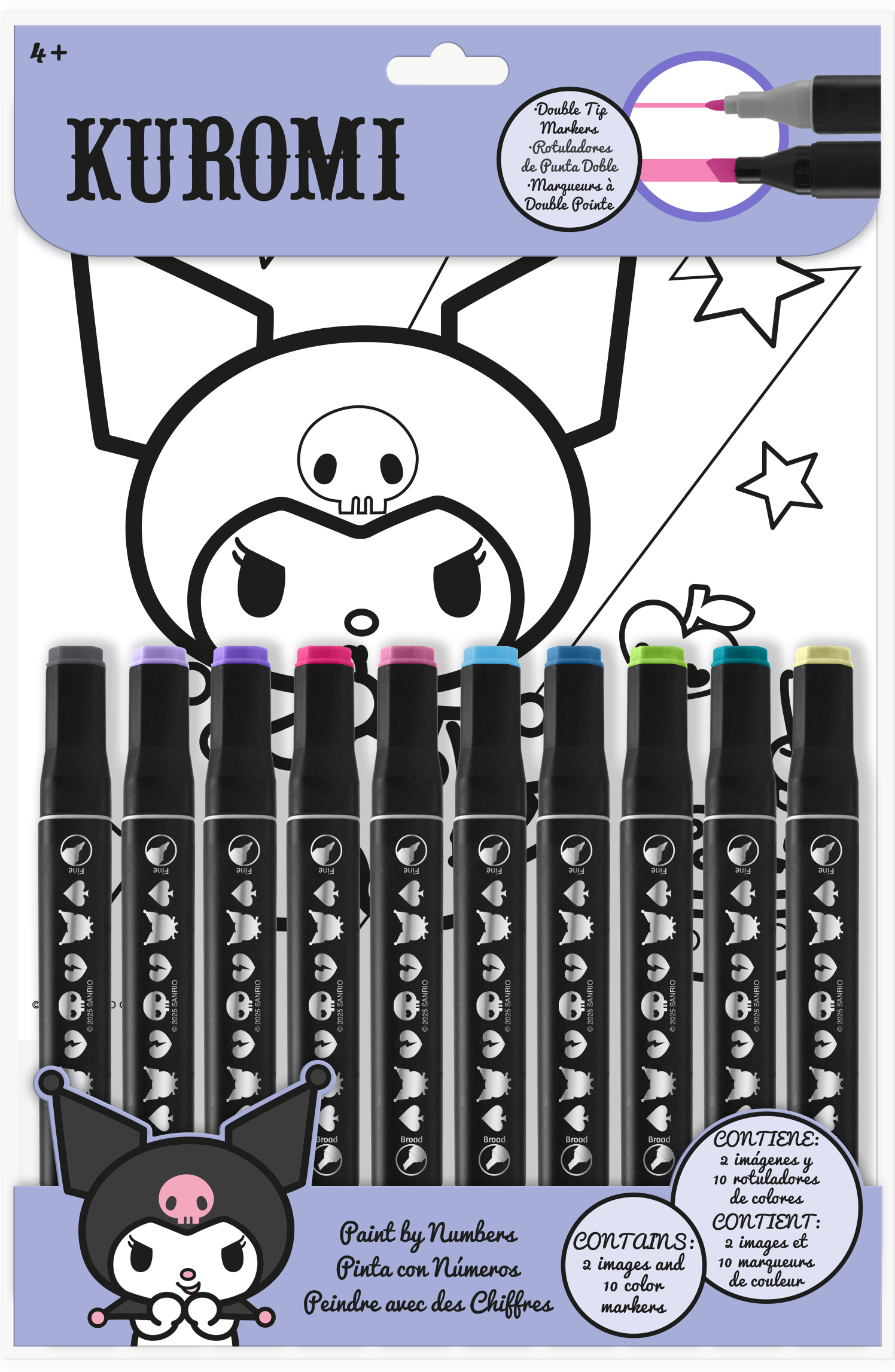 Zestaw kreatywny Kuromi 12 el. KU00022