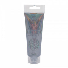 Farba akrylowa Deco Artea 75 ml tuba metaliczny srebrny
