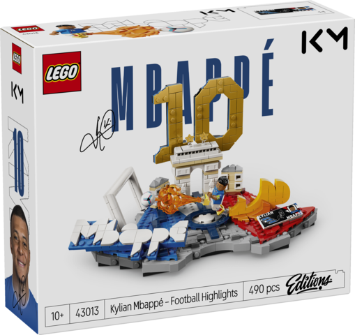 LEGO EDITION Kylian Mbappé piłkarskie momenty 43013
