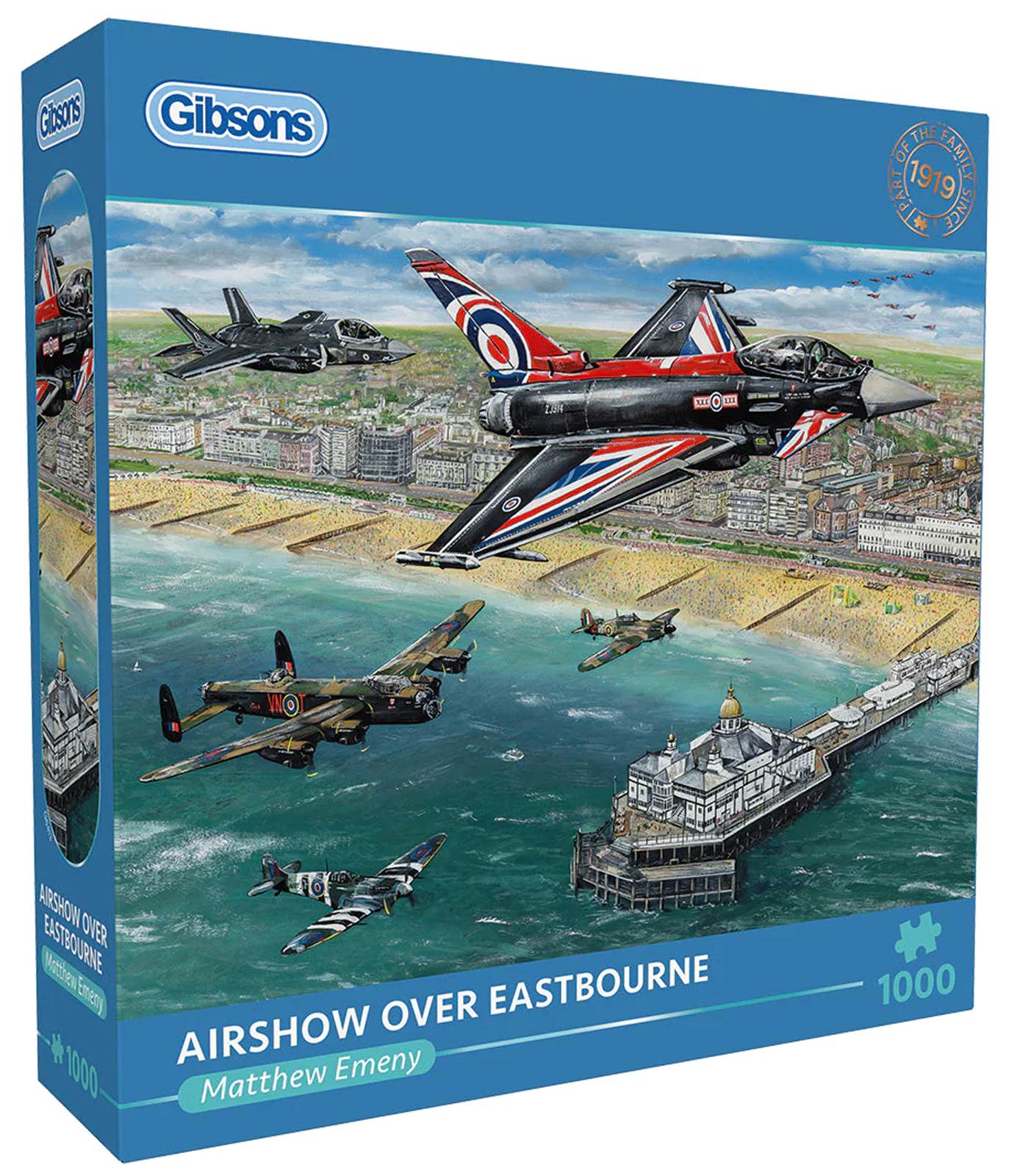 Puzzle 1000 Pokazy lotnicze nad Eastbourne Anglia 113720