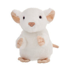 Maskotka ZOO Mysz biała 13cm
