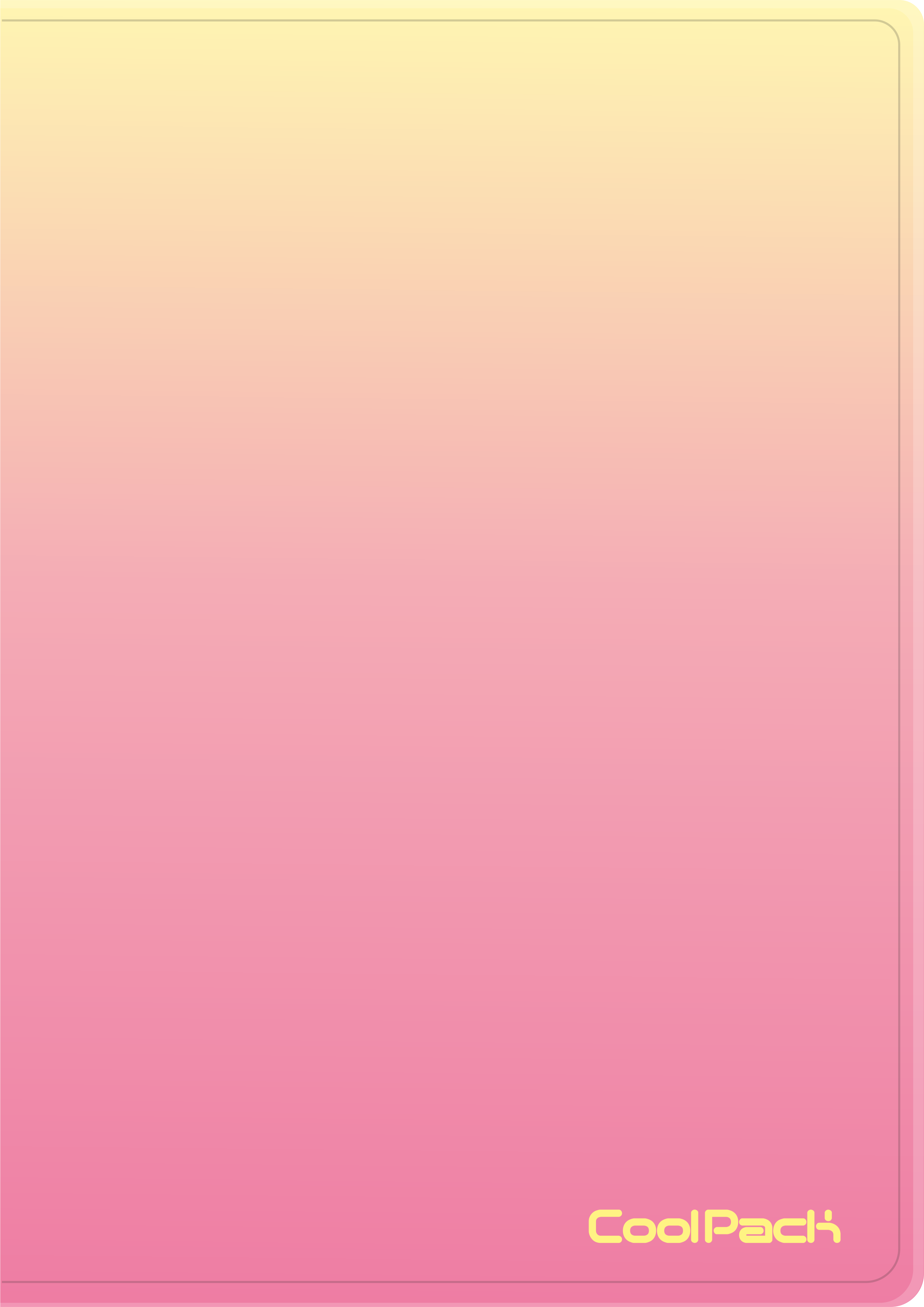 Teczka clear book A4 Coolpack Gradient 20 koszulek PEACH