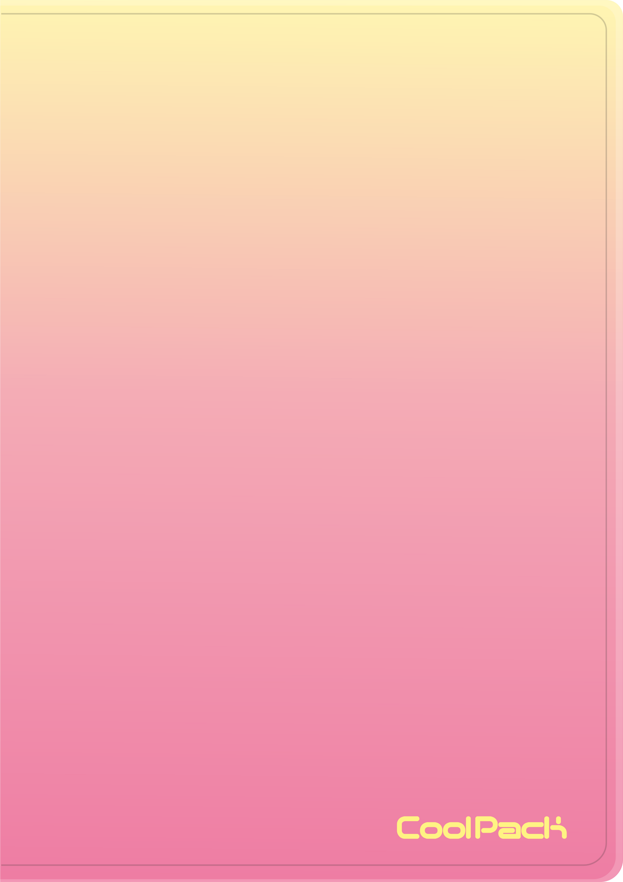 Teczka clear book A4 Coolpack Gradient 20 koszulek PEACH