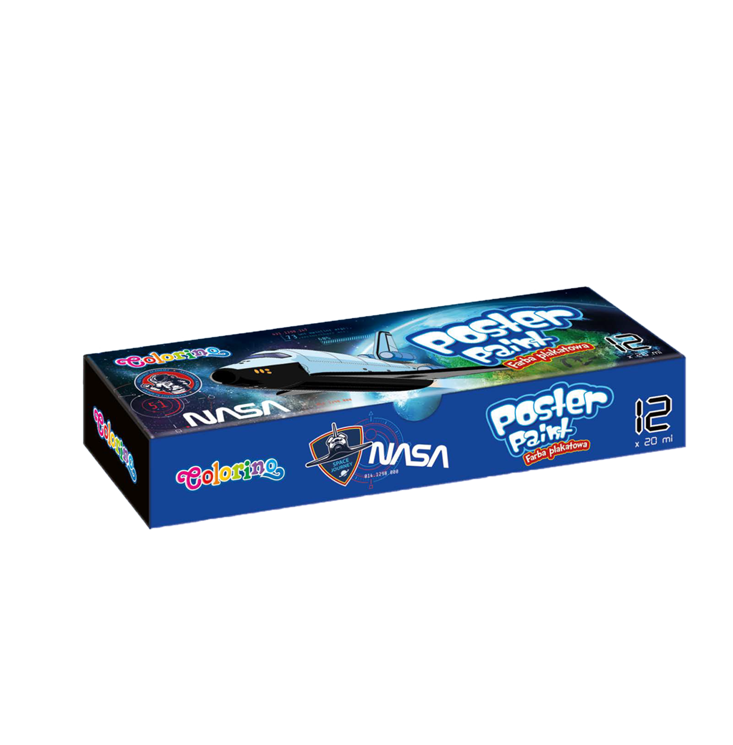 Farby plakatowe CP Colorino dreams 20 ml 12 kolorów nasa