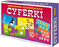 Gra Cyferki puzzlowa układanka dydaktyczna