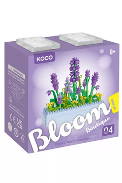 Klocki KOCO kwiaty lawendy 239 elementów