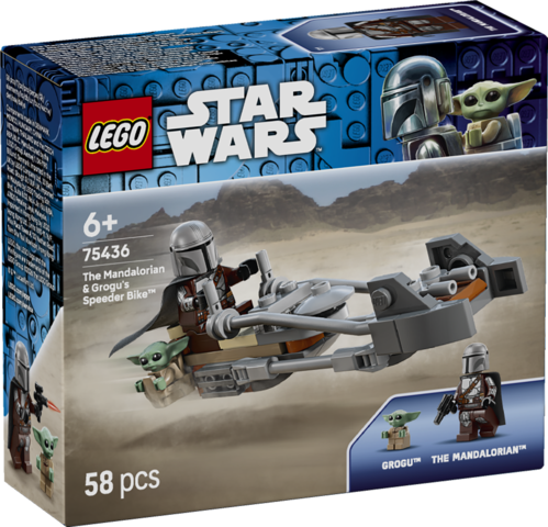 LEGO Star Wars Śmigacz Mandalorianina i Grogu 75436