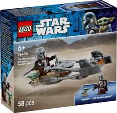 LEGO Star Wars Śmigacz Mandalorianina i Grogu 75436