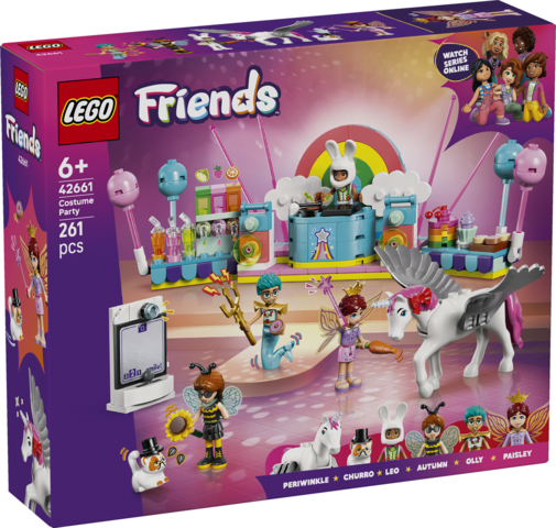 LEGO Friends Bal przebierańców z jednorożcem i wróżką 42661