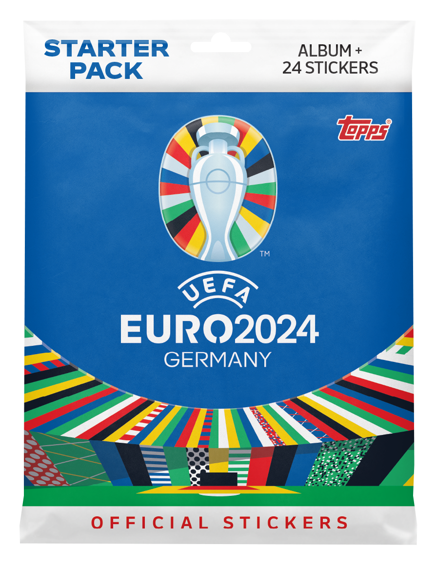 Euro 2024 Topps Stickers Starter Pack 1 szt. mix