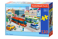 Puzzle 120 Rynek miejski B-13555-1