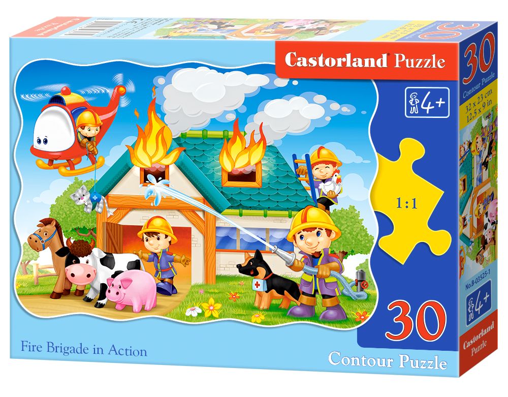 Puzzle 30 Strażacy w akcji B-03525