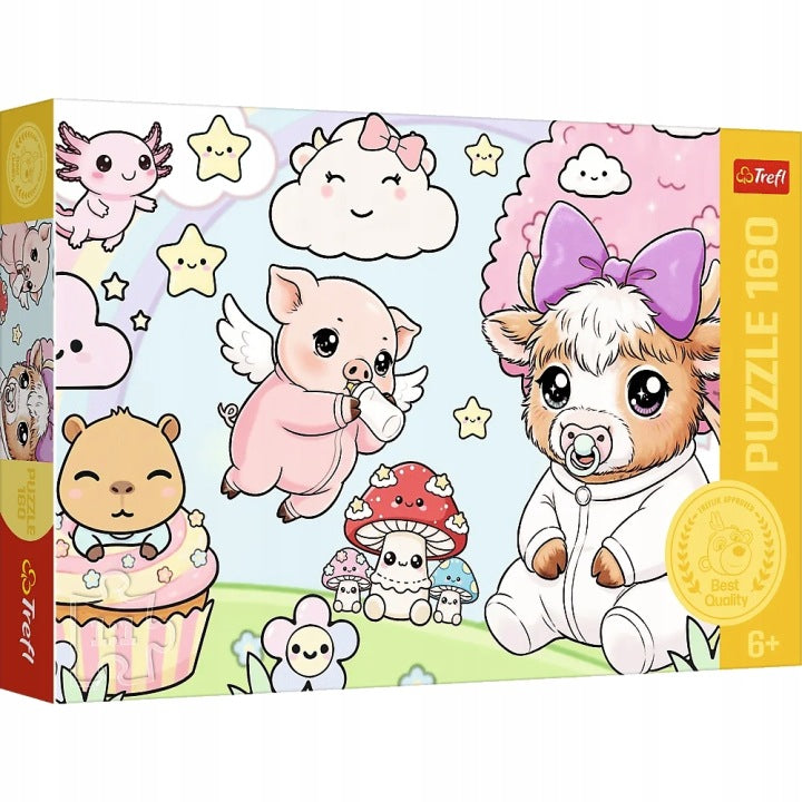 Puzzle 160 Zwierzaki maluchy 15443