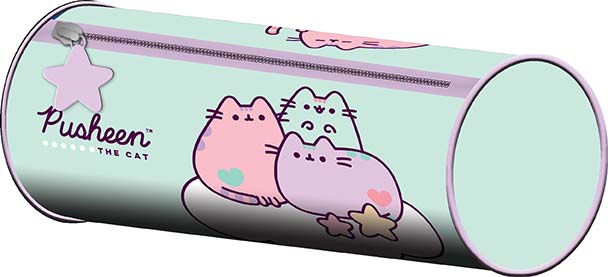 Piórnik tuba Pusheen pastel