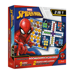 Gra 2w1 Chińczyk Węże i drabiny Spider-Man 02419