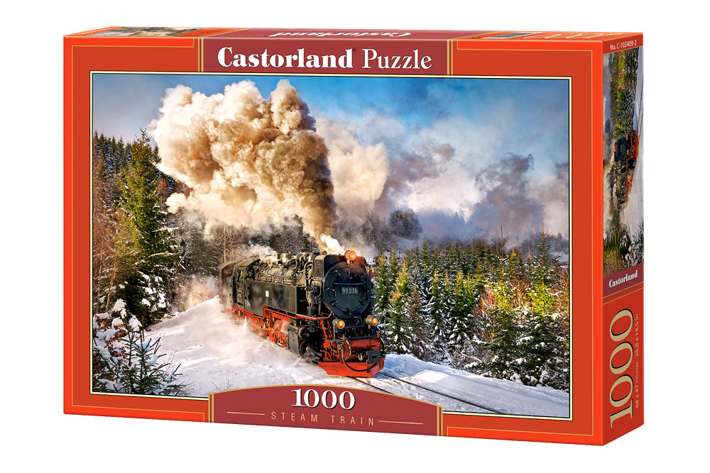 Puzzle 1000 Pociąg parowy C-103409-2