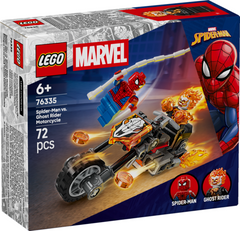 LEGO Super Heroes Spider-Man kontra Ghost Rider na motocyklu 76335