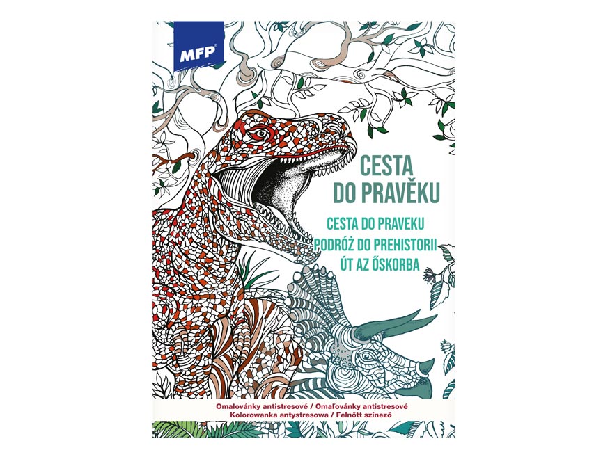 Kolorowanka antystresowa Podróż do prehistorii 5301179