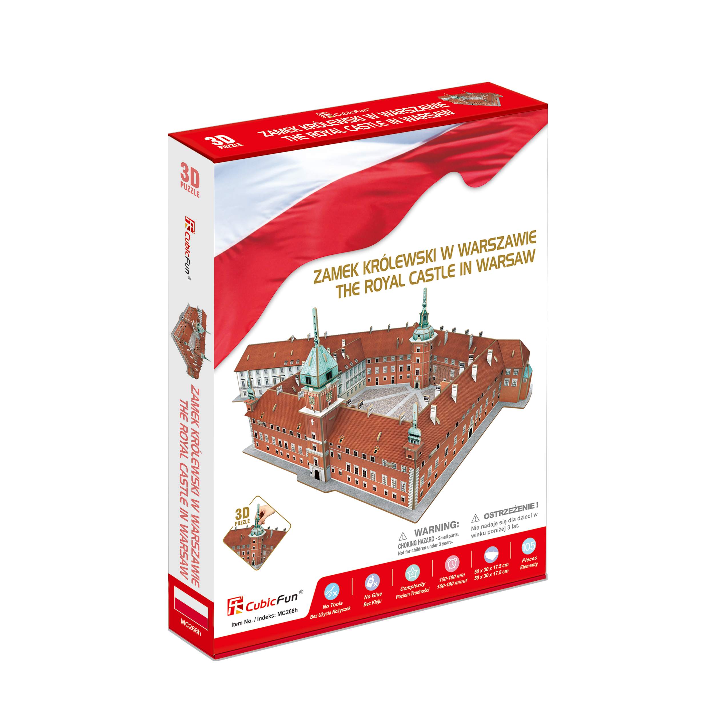 Puzzle 105 3D Zamek królewski