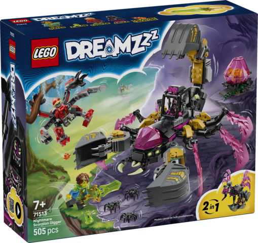 LEGO Dreamzzz Koszmarna skorpionowa koparka 71513