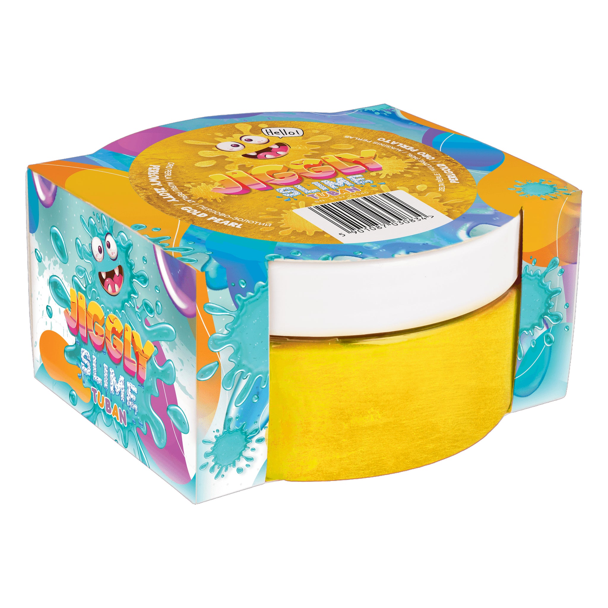 Jiggly slime złoty perłowy 200g