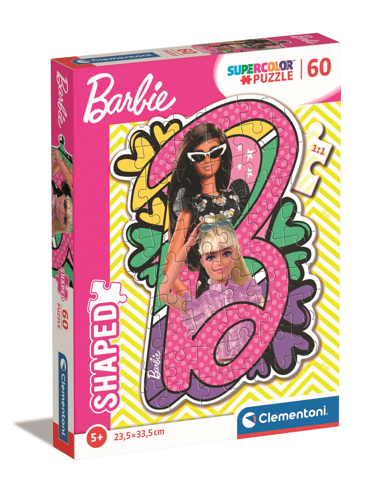 Puzzle 60 Shaped Barbie 26067
