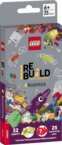 LEGO Books Rebuild karty wyzwań Kosmos ACP-6602