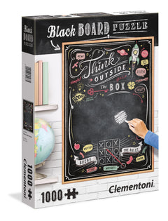 Puzzle 1000 czarna tablica Myśleć nieszablonowo 39468
