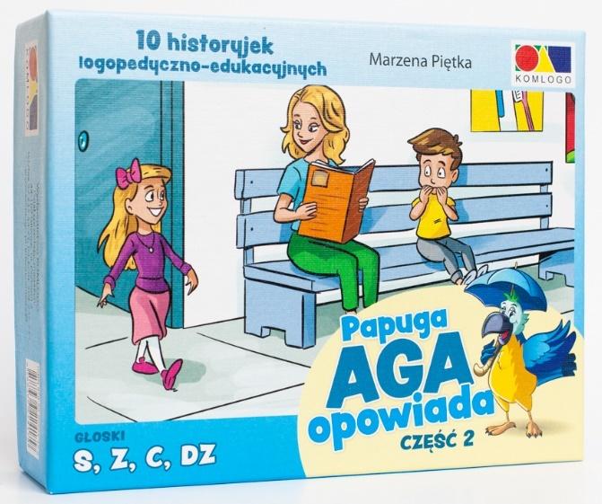 Historyjki obrazkowe papuga Aga część II - S, Z, C, DZ