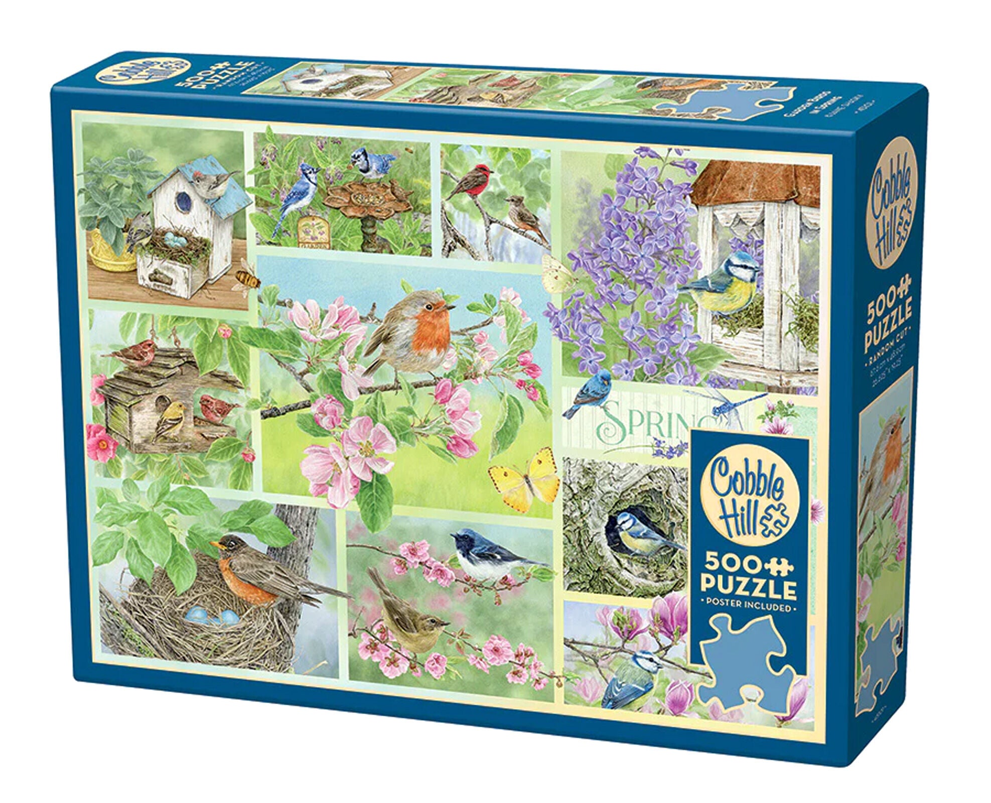 Puzzle 500 Wiosenne Ptaki 113074
