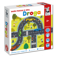 Duże puzzle z grą Droga Kapitan Nauka