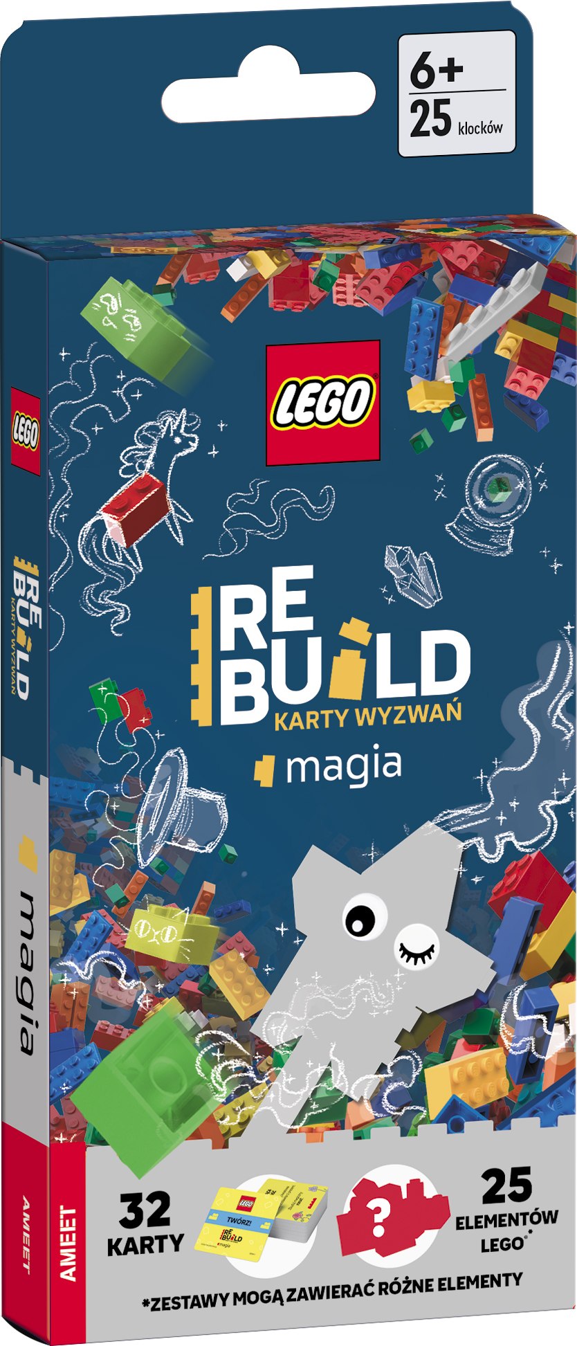LEGO Books Rebuild karty wyzwań Magia ACP-6604