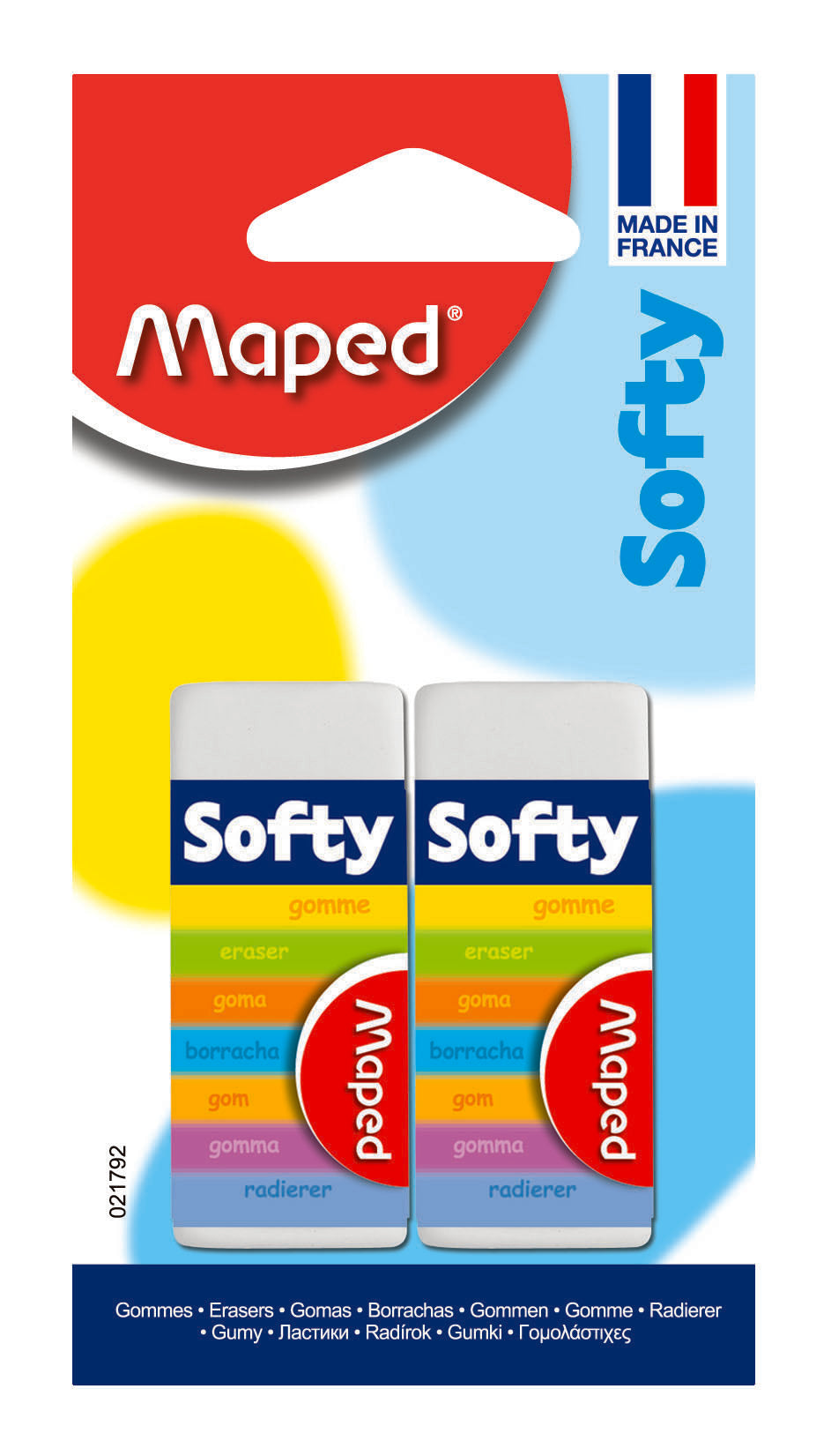 Gumka Maped Softy 2 sztuki blister