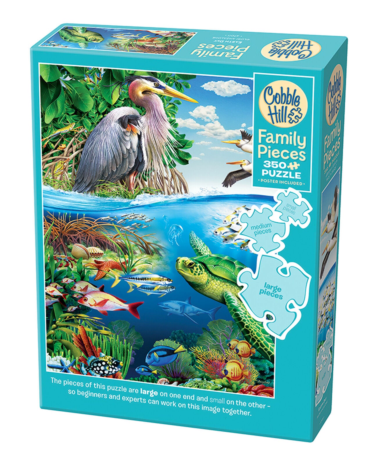 Puzzle 350 W powietrzu i pod wodą 112679