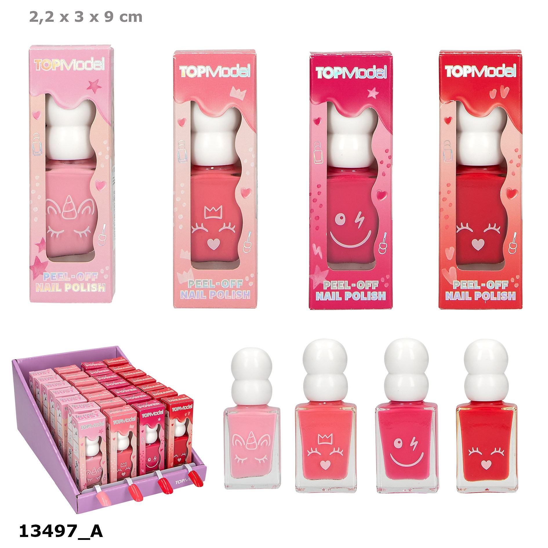 Lakier do paznokci wodny Top Model BEAUTY&ME 1szt.mix 13497A