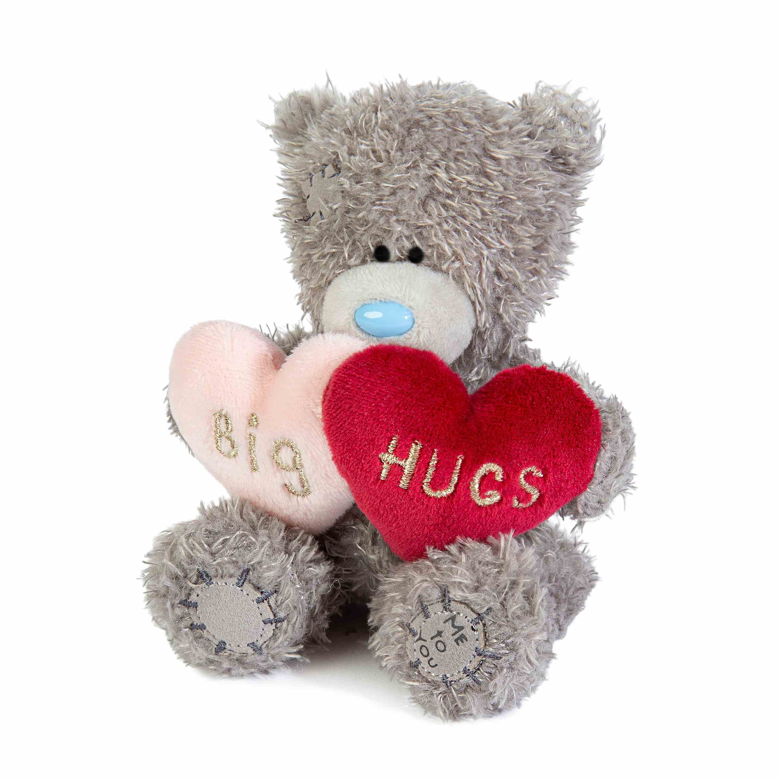 Miś Big Hugs z pluszowymi serduszkami 11cm