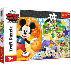 Puzzle 24 maxi Czas na sport myszki Miki 14291