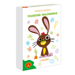 Piaskowe malowanki Wielkanocny Zajączek