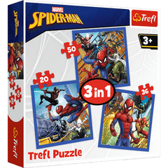 Puzzle 3w1 (20,36,50) Pajęcza siła Spider Man 34841