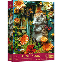 Puzzle 1000 3D 40-lecie Trefl  Jeż 40042