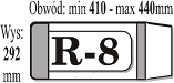 Paczka Okładka iks r-8 (50 sztuk w paczce)