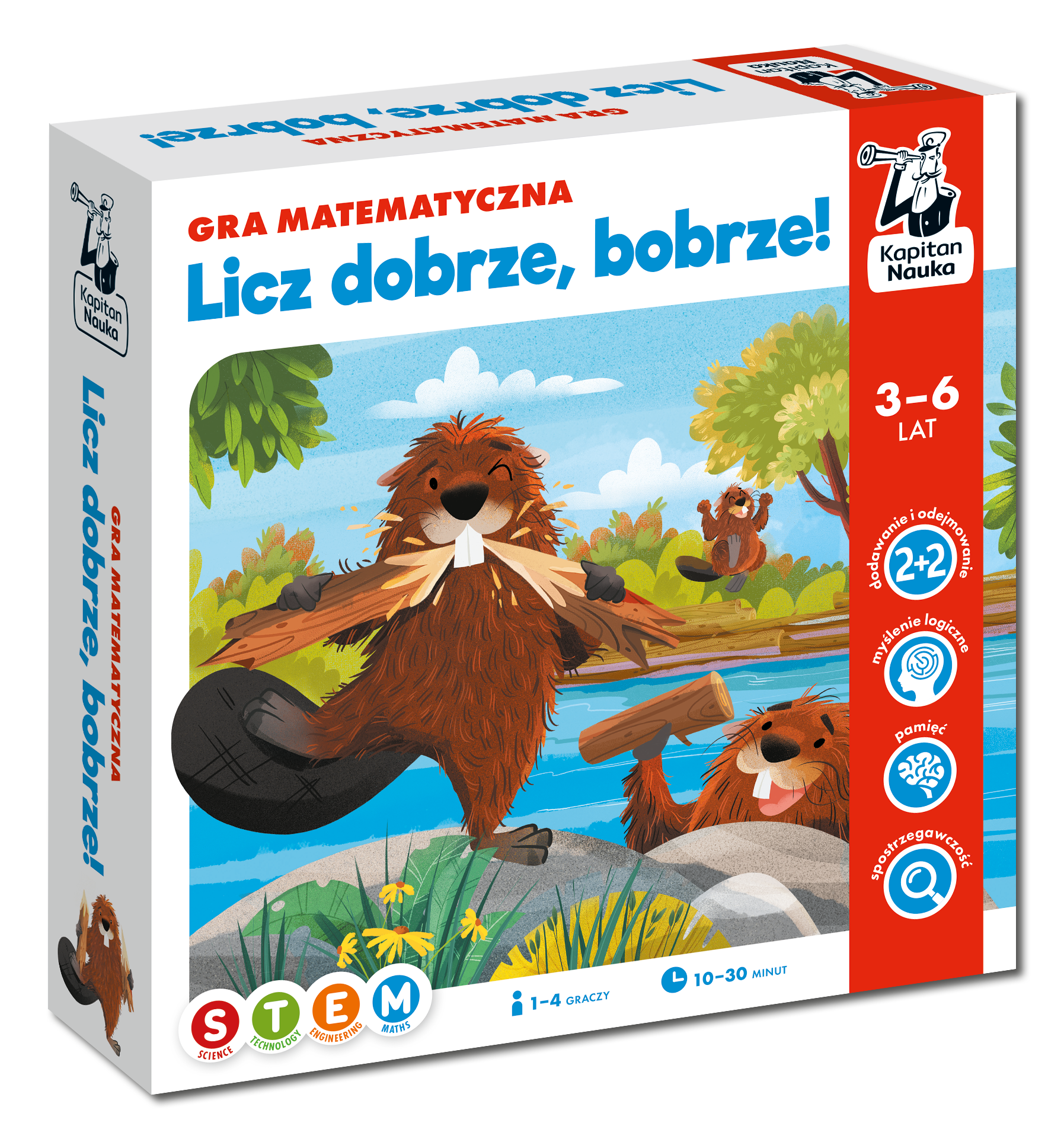 Gra Licz dobrze, bobrze! Gra na matematyczna