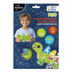 Plansza sensoryczna do nauki liczenia Dino Kidea