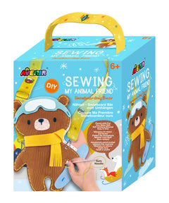 Zestaw do szycia Snowboarding Bear
