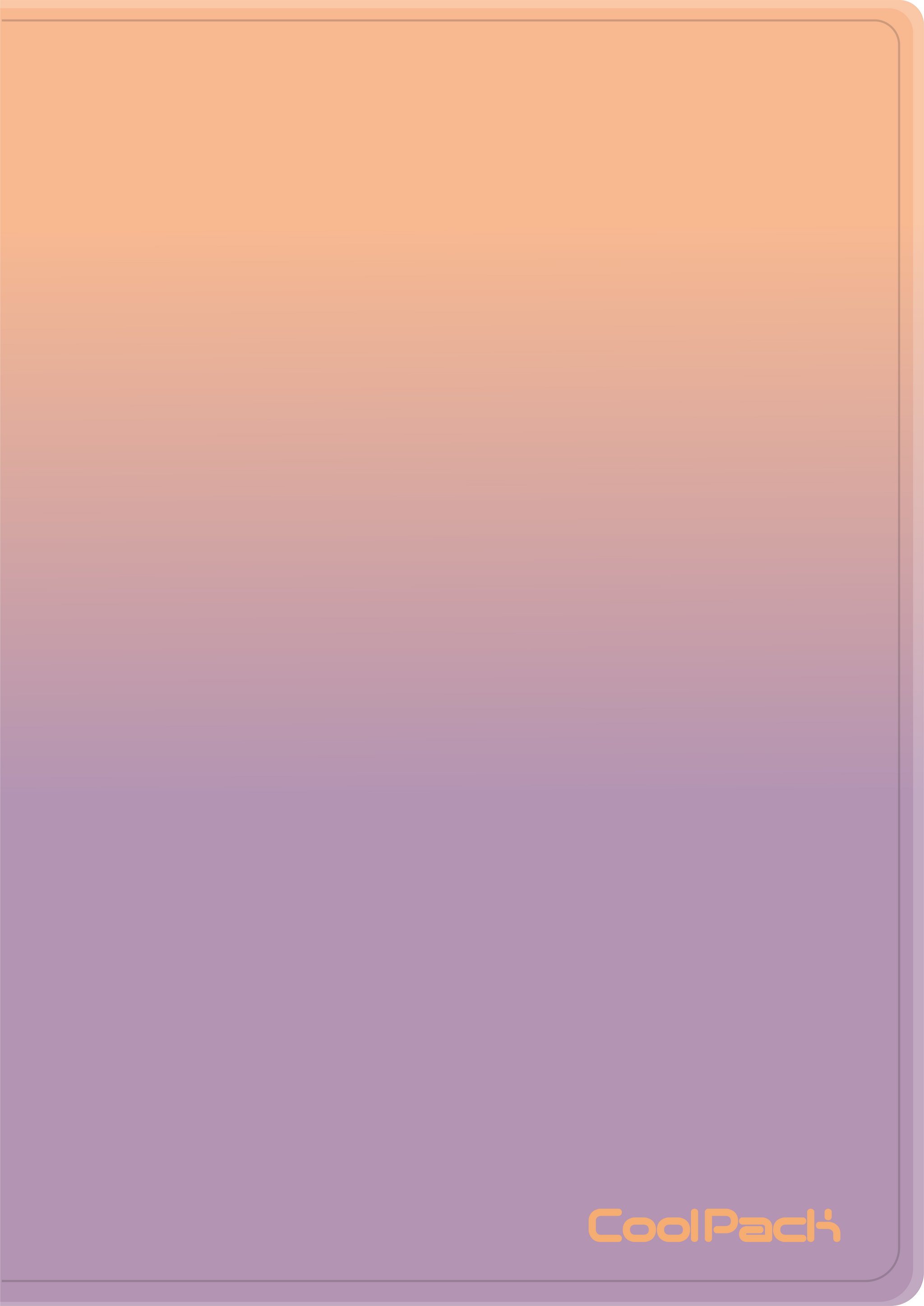 Teczka clear book A4 Coolpack Gradient 20 koszulek BERRY
