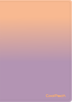 Teczka clear book A4 Coolpack Gradient 20 koszulek BERRY
