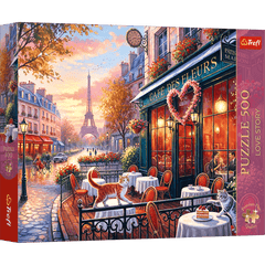 Puzzle 500 Trefl Premium Plus Love Story Miłość w Paryżu 37621